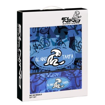 El Niño Roller Set de Regalo Escolar Azul/Negro