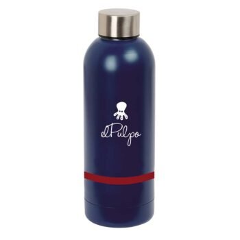 El Pulpo Botella Termo Acero Inox. 500ml Azul Marino - SuperMochilas