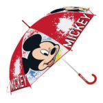 Disney Mickey Mouse Happy Smiles Paraguas Manual Oro Oficial SAFTA