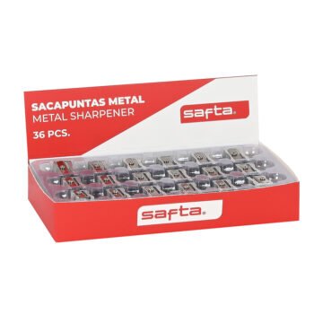 Articulos Safta | Safta Expositor 36 Sacapuntas Metal