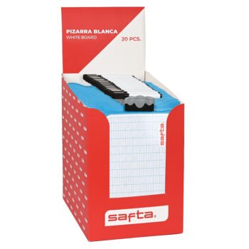 Articulos Safta Expositor 20 Pcs Pizarra Blanca