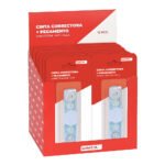 Safta Articulos Cinta Correctora y Pegamento Doble Función - Expositor 12 Pcs