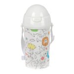 Safta Preescolar Zoo Botella Automática 500ml BEIGE Artículos Safta