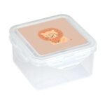 Articulos Safta Fiambrera Preescolar León Marrón Pastel - Sin BPA Original