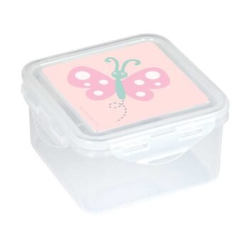Fiambrera Preescolar Safta Mariposa Rosa Pastel - Articulos Safta