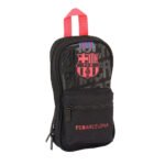 F.C. Barcelona Black Plumier Mochila Escolar Vacío C/4 SAFTA Oficial