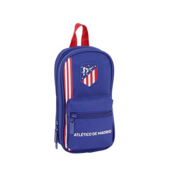 Plumier Escolar Atlético Madrid "In Blue" LaLiga 4 Bolsillos Azul Safta