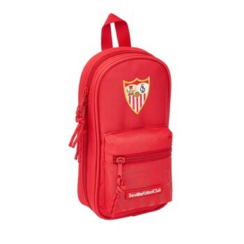 LaLiga Sevilla Fc Plumier Mochila C/4 Lleno Corporativa Rojo