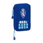 Real Zaragoza Plumier Doble LaLiga 28 Pcs Azul Corporativo SAFTA