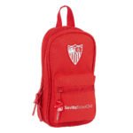 LaLiga Sevilla FC Mochila Plumier Escolar C/4 Corporativa Rojo SAFTA