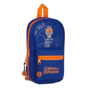 Plumier Mochila Valencia Basket AZUL/NARANJA Oficial