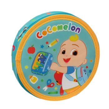 Cocomelon "Back To Class" Plumier Redondo AZUL / CLARO