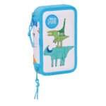 Plumier Doble Pequeño Algo De Jaime Blanco 28 Pcs Escolar SAFTA