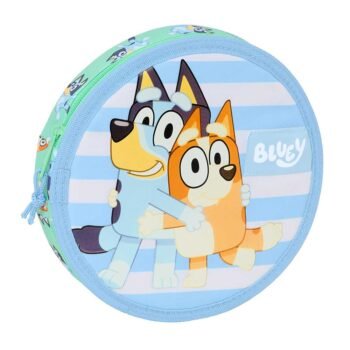 Plumier Redondo Bluey Sisters 18 Piezas VERDE/AGUA