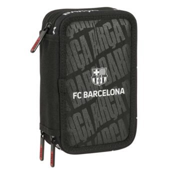 F.C. Barcelona LaLiga Plumier Triple Negro 37 Pcs Safta