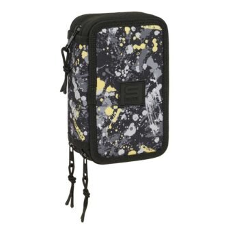 Articulos Safta Plumier Triple 37 Pcs Graffiti Splash Estuche Escolar