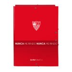 Carpeta Folio 3 Solapas Sevilla FC Corporativa ROJA LaLiga SAFTA