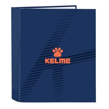 Kelme SAFTA Carpeta Folio 4 Anillas Lomo Ancho Navy Blue