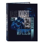 Carpeta Folio Batman Legendary SAFTA 4 Anillas Azul Marino