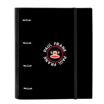 Paul Frank Campers Carpeta Escolar A4 Negra 4 Anillas Safta