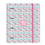 Moos Flores Carpeta Escolar A4 4 Anillas 35mm Multicolor Reciclada