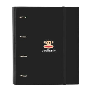 Paul Frank "Join The Fun" Carpeta Escolar 4 Anillas Negra