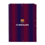 LaLiga F.C. Barcelona Carpeta Folio 3 Solapas Pack 2 Oficial Azul SAFTA