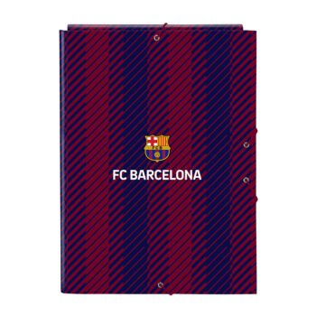 LaLiga F.C. Barcelona Carpeta Folio 3 Solapas Pack 2 Oficial Azul SAFTA