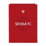 LaLiga Sevilla FC Carpeta Folio 3 Solapas SAFTA Roja Oficial Escolar