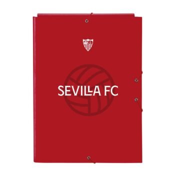 LaLiga Sevilla FC Carpeta Folio 3 Solapas SAFTA Roja Oficial Escolar