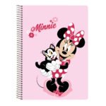 Disney Minnie Naive Libreta Cuarto Escolar Rosa Claro Tapas Duras