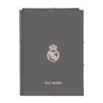 LaLiga Real Madrid 3ª Equipacion 24/25 Carpeta Folio 3 Solapas GRIS