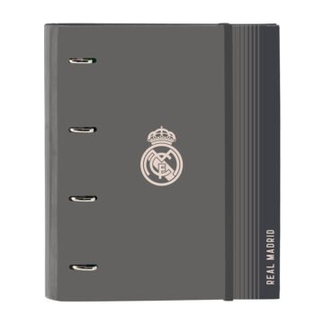 LaLiga Real Madrid 3ª Equipacion 24/25 Carpeta 4 Anillas 35mm GRIS