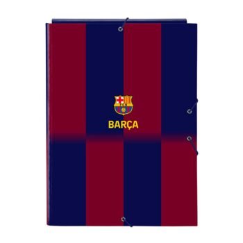 LaLiga F.C. Barcelona Carpeta Folio 3 Solapas 1ª Equip. 25/26 Azul/Granate