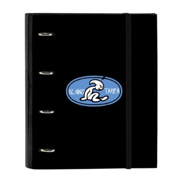 El Niño Roller Carpeta Escolar A4 4 Anillas 35mm Azul