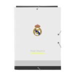 Real Madrid Equip. 25/26 Carpeta Folio 3 Solapas Blanco SAFTA