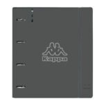 Kappa Dark Carpeblock A4 Negro | 4 Anillas 35mm con Recambio 100 Hojas