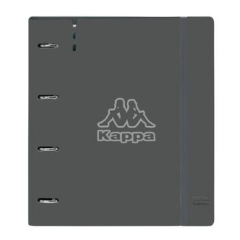 Kappa Dark Carpeblock A4 Negro | 4 Anillas 35mm con Recambio 100 Hojas
