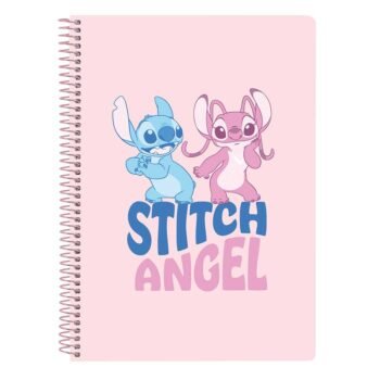 Disney Lilo & Stitch Ohana Libreta Cuarto 80H Tapas Duras Azul