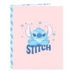 Disney Lilo & Stitch Ohana Carpeta Folio 4 Anillas Azul/Claro