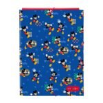 Mickey Mouse "Today" Carpeta Folio Escolar 3 Solapas SAFTA AZUL