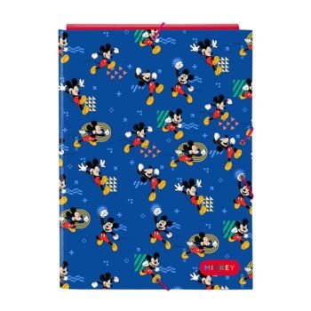 Mickey Mouse "Today" Carpeta Folio Escolar 3 Solapas SAFTA AZUL