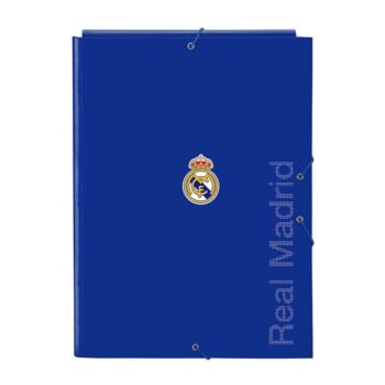 Real Madrid LaLiga - Carpeta Folio 3 Solapas Azul SAFTA Oficial
