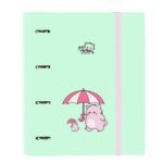 Carpeta Pembe "The Pink Cat" Escolar Multicolor con Recambio A4 4 Anillas