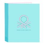 Benetton Dolce Carpeta Folio 4 Anillas Lomo Ancho MULTICOLOR