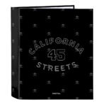 Articulos Safta California Carpeta 4 Anillas Lomo Ancho NEGRO