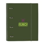 Munich Carpeta Escolar Bright Khaki 4 Anillas A4 35mm SAFTA