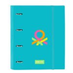 Benetton Summer Carpeta Escolar 4A AZUL con Recambio A4