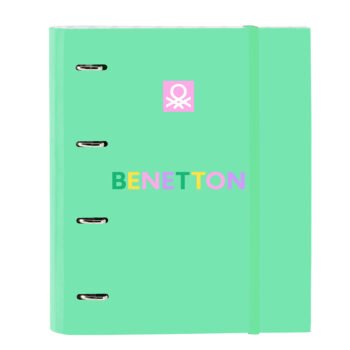Carpeta Benetton Escolar 4 Anillas 35mm Mint - SAFTA Oficial