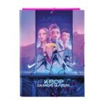 K-Pop Demon Hunters Stationery Carpeta Folio 3 Solapas Pack 2 Colores SAFTA